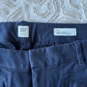 GAP workwear Skinny navy pants